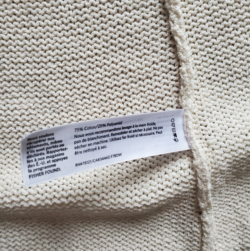 Elegant Cream Sleeveless Sweater Vest - Picture 6 of 7